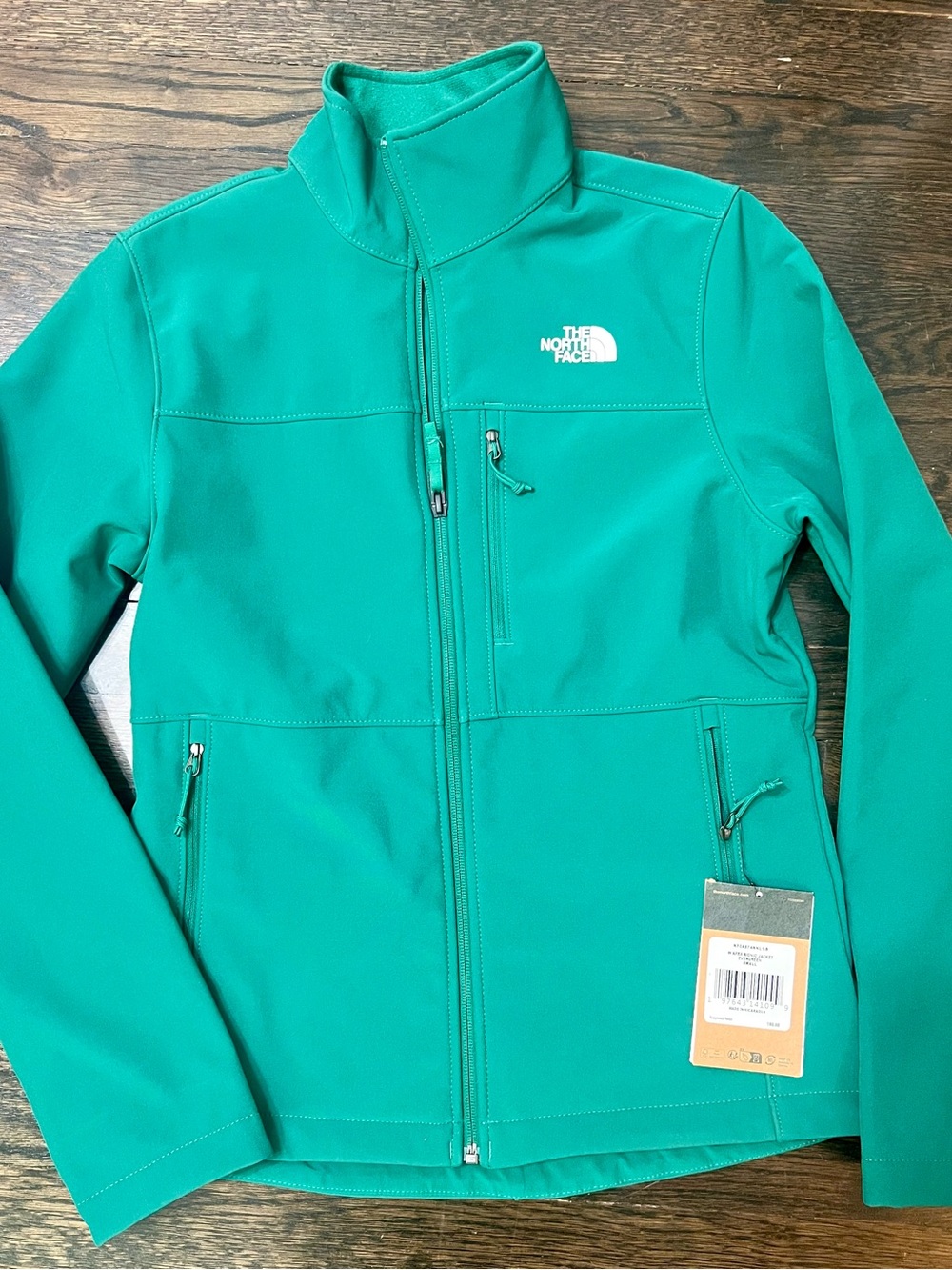 The North Face Apex Bionic Jacket Women’s Small Evergreen Softshell NWT